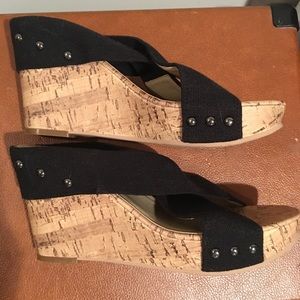 🌿BP Black Strap Wedges